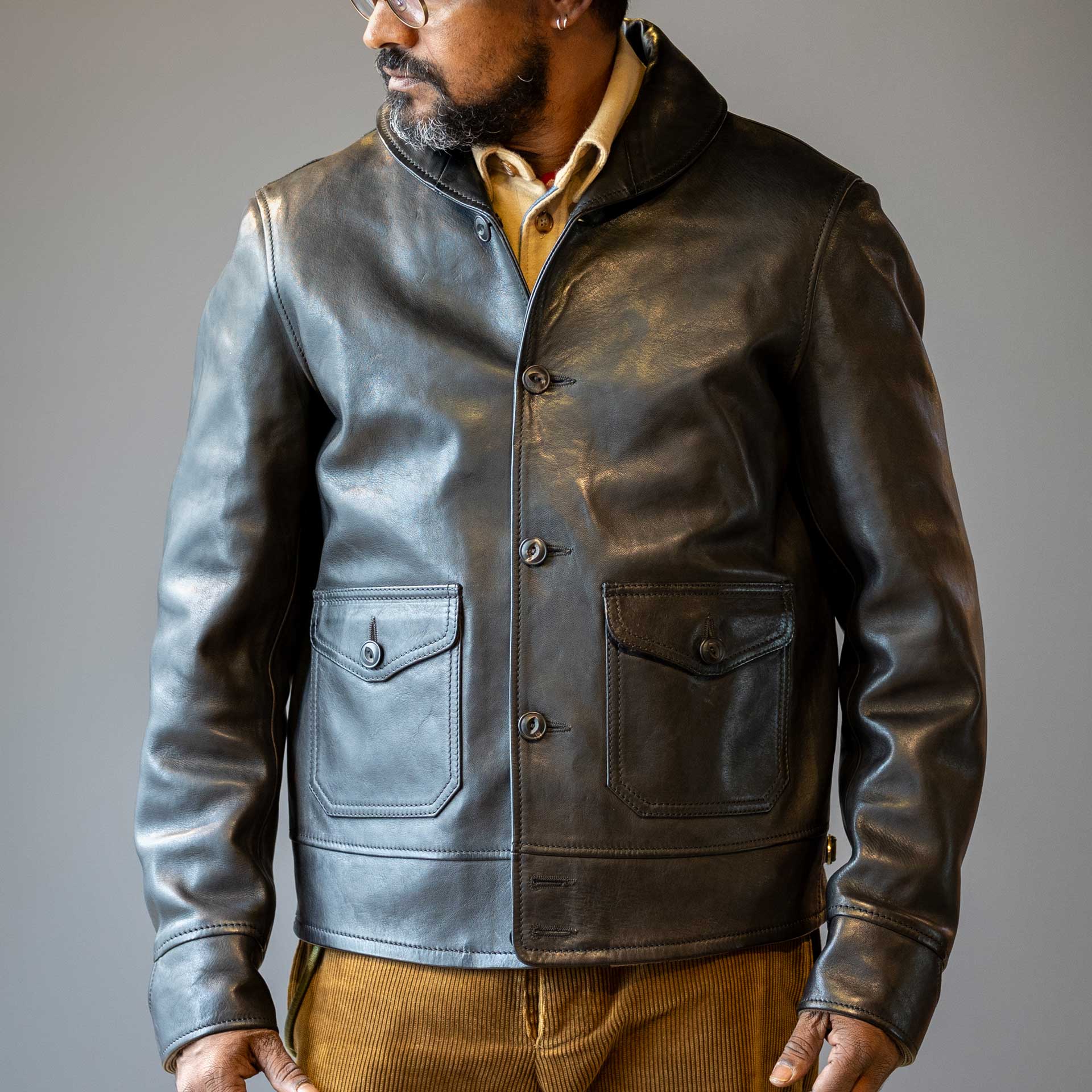 Thedi LeathersMTC - 127913 Horse leather jacket blackJacketsBritish Parts Lucerne