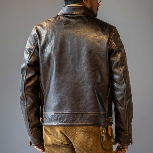 Thedi LeathersMTCN - 127996 Horse leather jacket ChestnutJacketsBritish Parts Lucerne