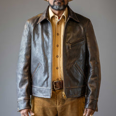 Thedi LeathersMTCN - 127996 Horse leather jacket ChestnutJacketsBritish Parts Lucerne