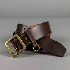 Timeless LeatherDouble pin belt 45mm brownBeltBritish Parts Lucerne