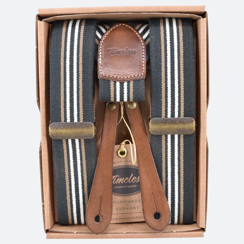 Timeless LeatherPants suspenders PetrolPants suspendersBritish Parts Lucerne