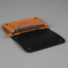 Timeless LeatherVintage Wallet black without RopeWalletBritish Parts Lucerne