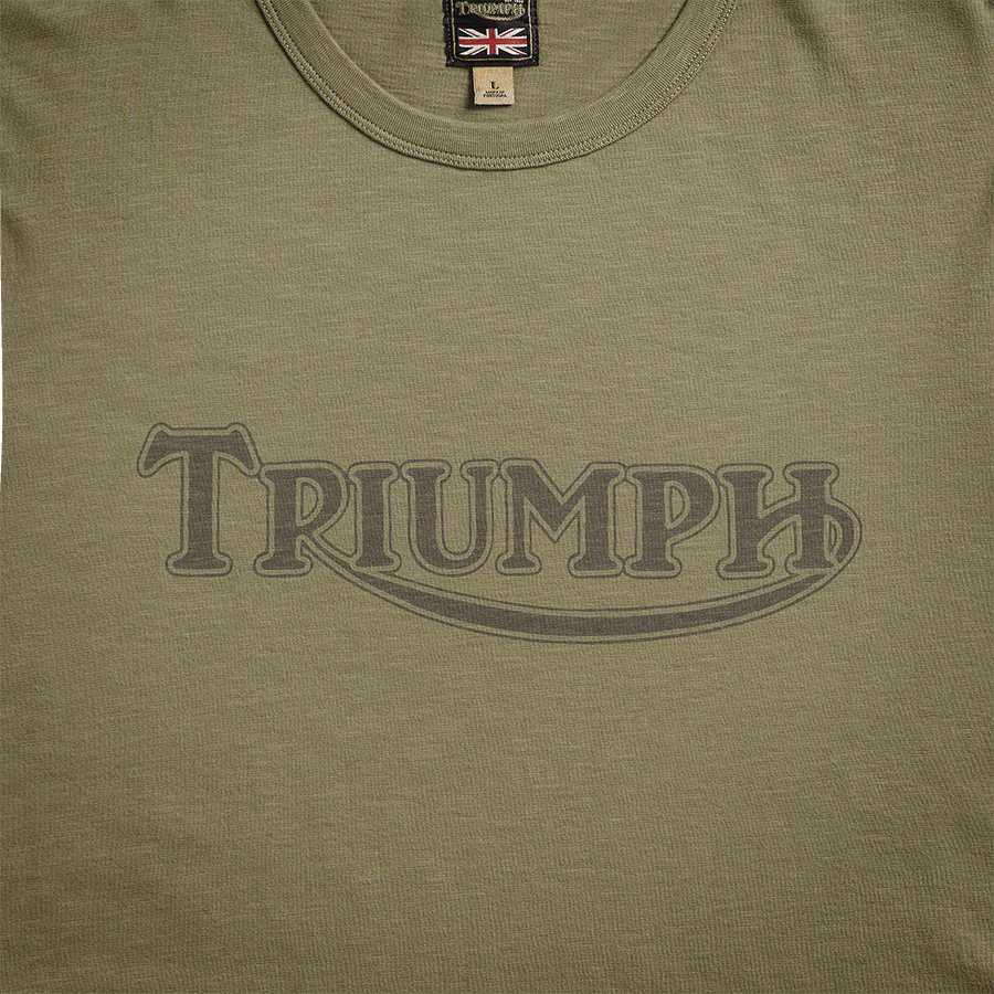 Triumph MotorcyclesFork Seal T-Shirt KhakiT-ShirtBritish Parts Lucerne