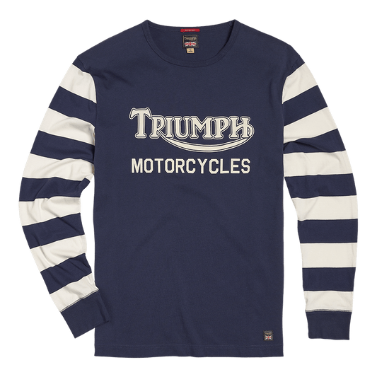 Triumph MotorcyclesIgnition Coil Longsleeve Shirt Indigo / BoneLongsleeve ShirtBritish Parts Lucerne