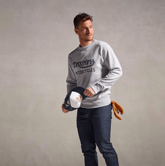 Triumph MotorcyclesRadial sweatshirt in grayLongsleeve shirtBritish Parts Lucerne