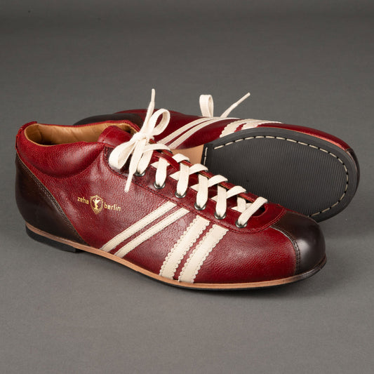 Zeha BerlinCarl Häßner - Liga - bordeaux / cream white / brownShoesBritish Parts Luzern