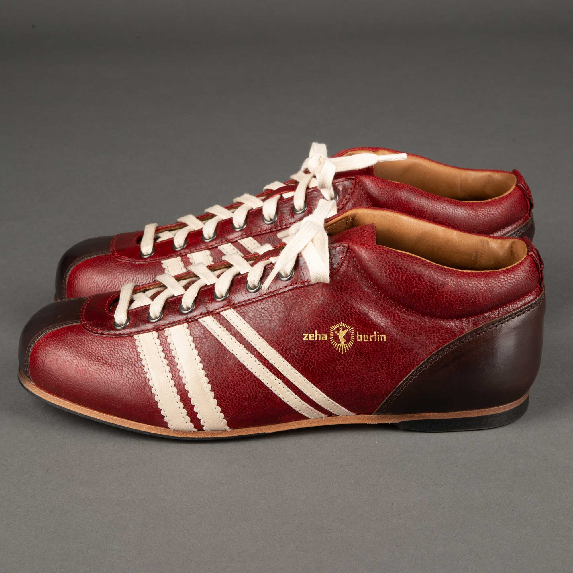 Zeha BerlinCarl Häßner - Liga - bordeaux / cream white / brownShoesBritish Parts Luzern