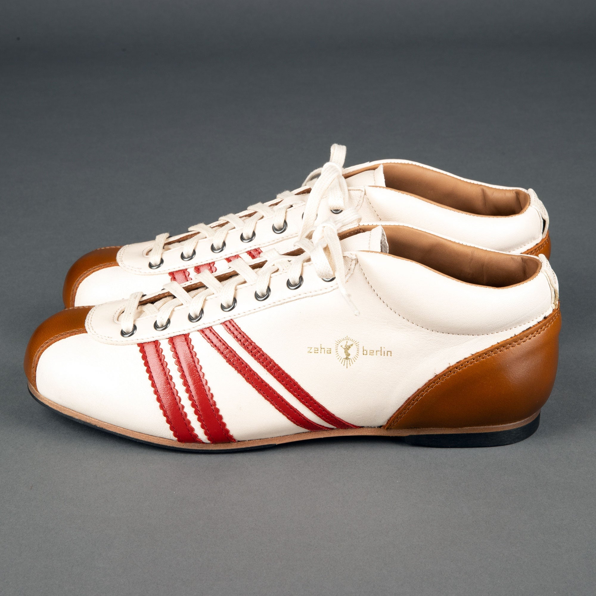 Zeha BerlinCarl Häßner - Liga - cream white / red / cognacShoesBritish Parts Luzern