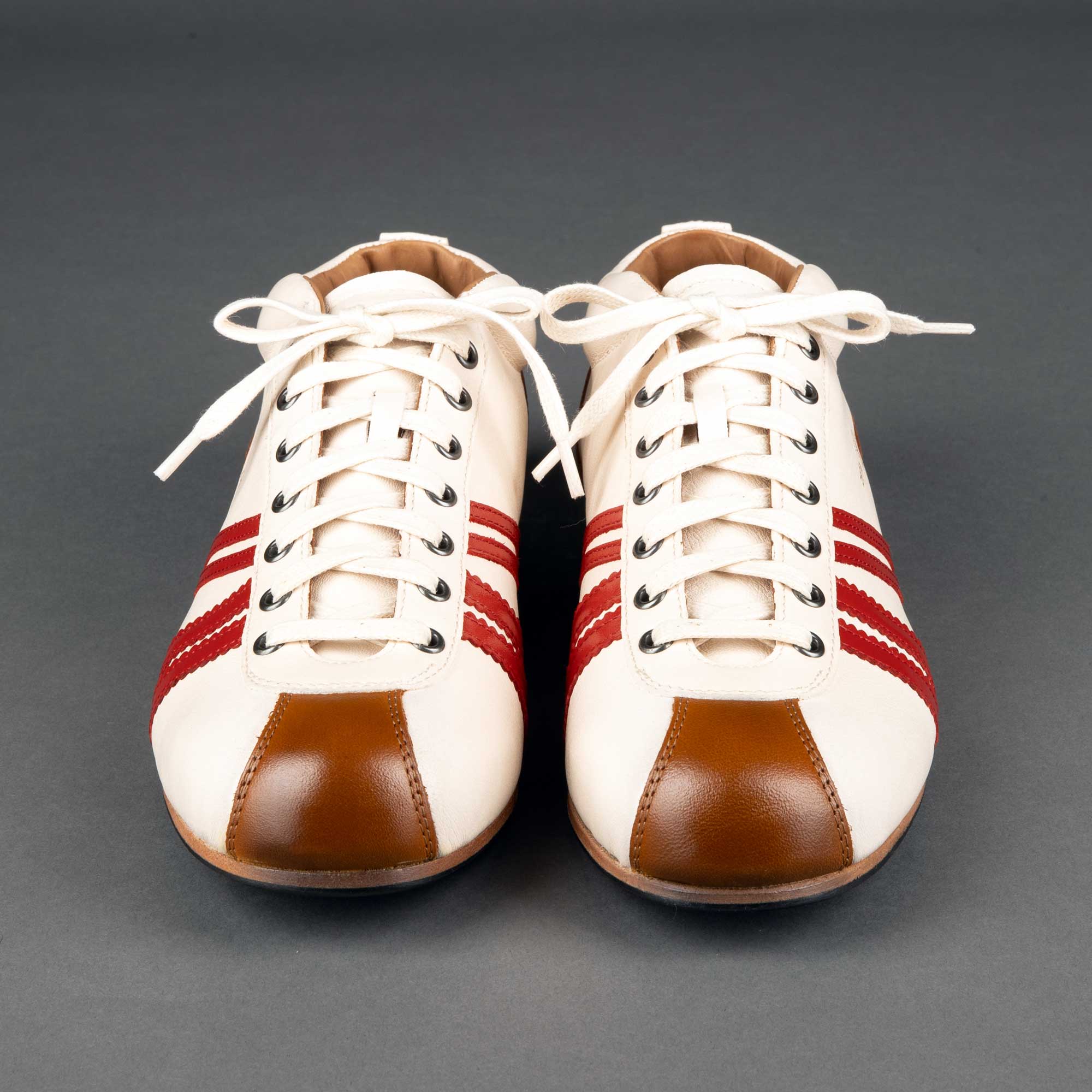 Zeha BerlinCarl Häßner - Liga - cream white / red / cognacShoesBritish Parts Luzern