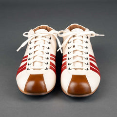 Zeha BerlinCarl Häßner - Liga - cream white / red / cognacShoesBritish Parts Luzern