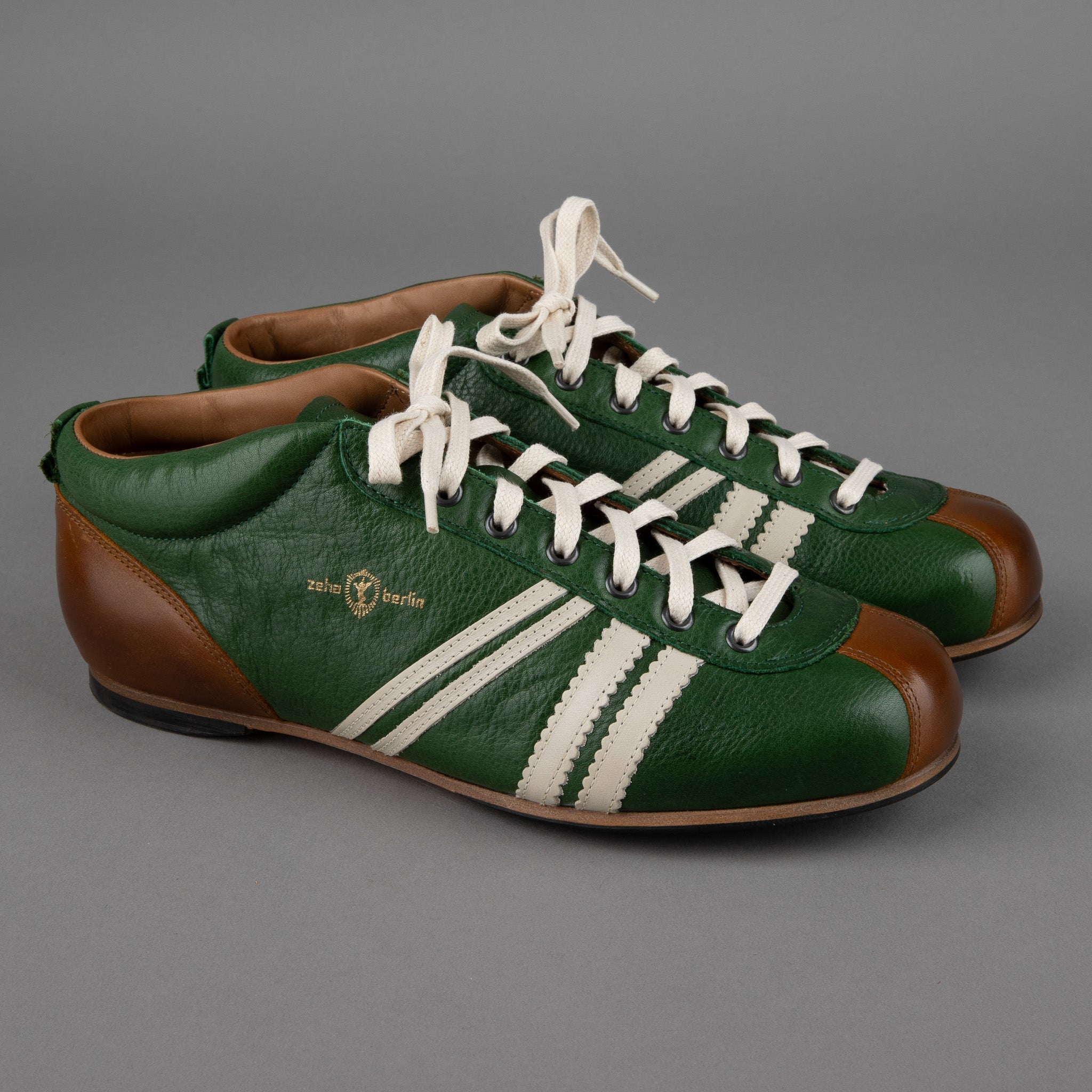 Zeha BerlinCarl Häßner - Liga - green / cream white / cognacShoesBritish Parts Luzern