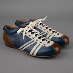 Zeha BerlinCarl Häßner - Liga - medium blue / cream white / cognacShoesBritish Parts Luzern