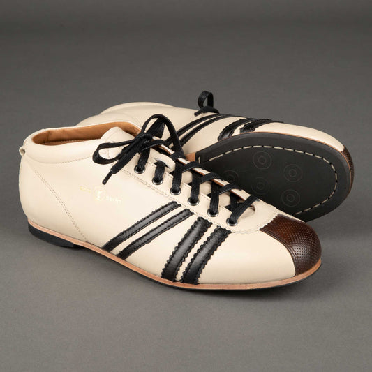 Zeha BerlinCarl Häßner - Liverpool - cream white / black / brownShoesBritish Parts Luzern