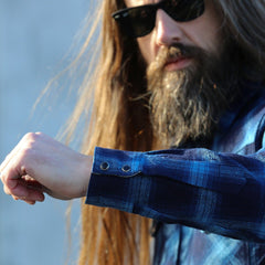 IndigoferaDawson Check Flannel Shirt IndigoHemdBritish Parts Luzern