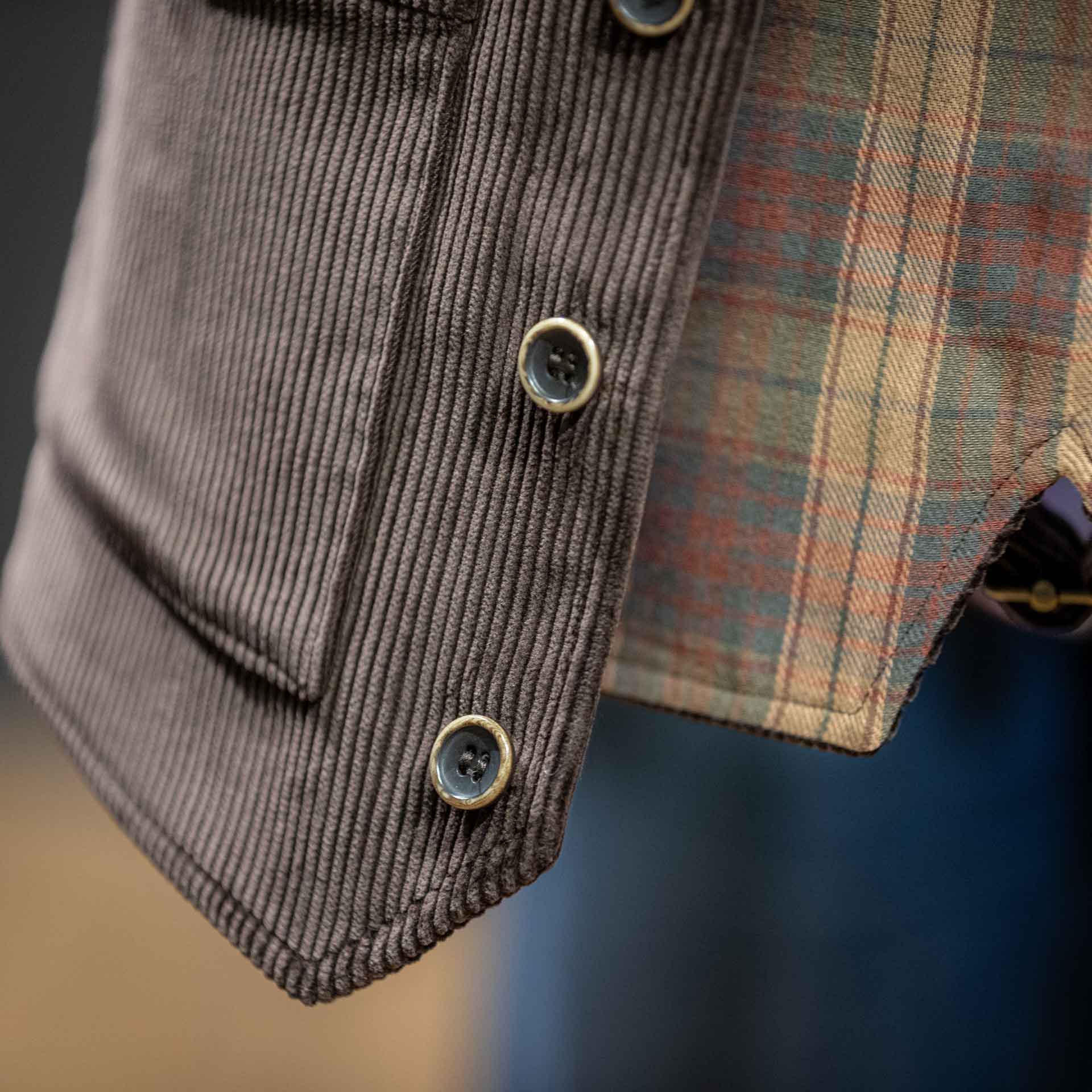 A Piece of ChicArtisan vest corduroy dark brownWaistcoatsBritish Parts Lucerne