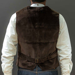 A Piece of ChicArtisan vest corduroy dark brownWaistcoatsBritish Parts Lucerne