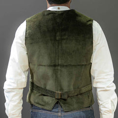 A Piece of ChicArtisan vest corduroy dark greenWaistcoatsBritish Parts Lucerne