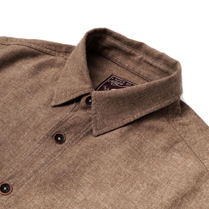 A Piece of Chic "Auvergnate" Shirt BrownShirtBritish Parts Lucerne