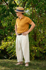 A Piece of Chic "Bayou" Pants NaturalPantsBritish Parts Lucerne