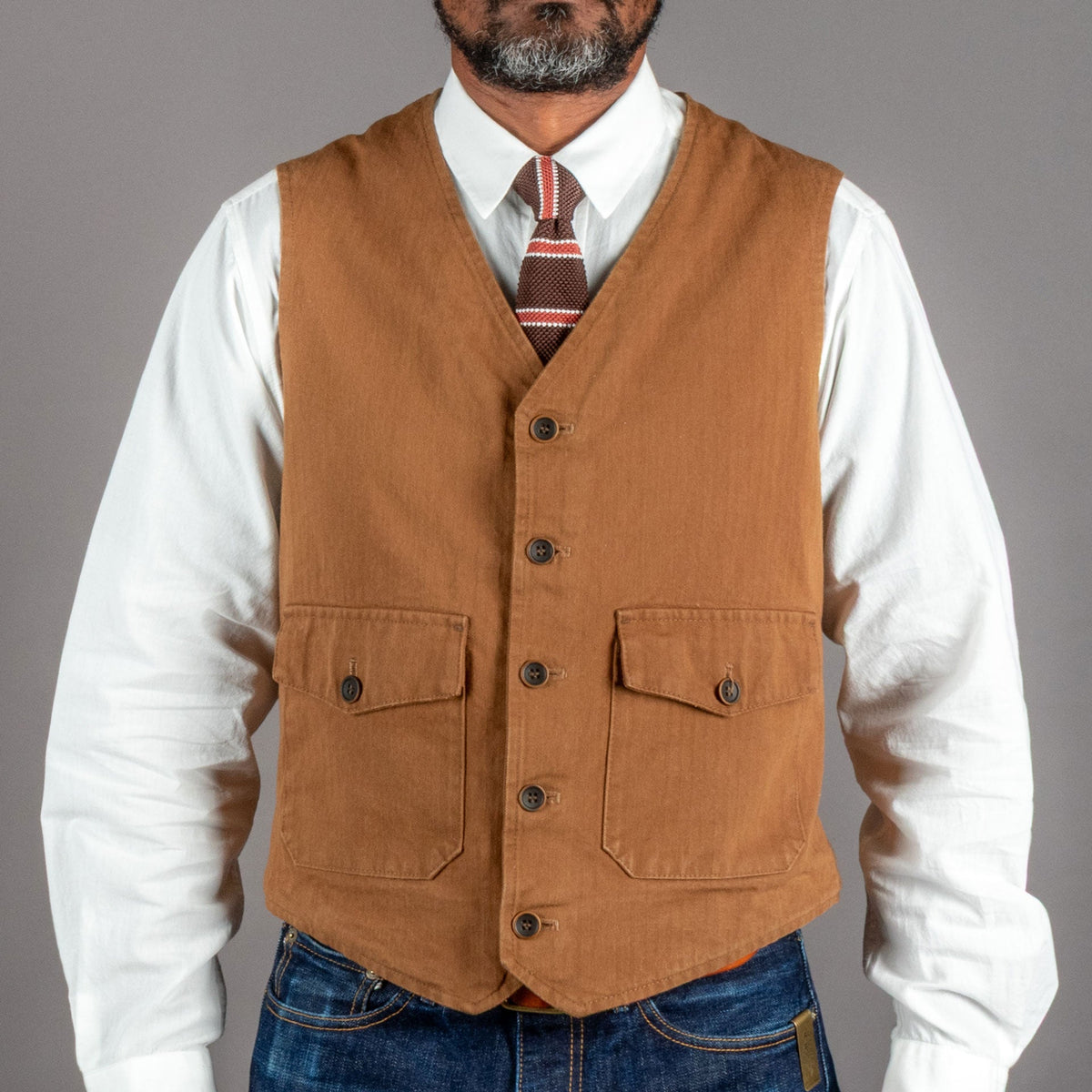 A Piece of ChicElegant vest HBT RustWaistcoatsBritish Parts Lucerne