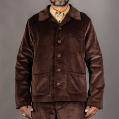 A Piece of Chic"La Besogne" Work Jacket - Brown CordJackenBritish Parts Luzern