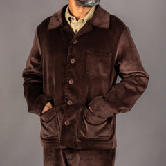 A Piece of Chic"La Besogne" Work Jacket - Brown CordJackenBritish Parts Luzern