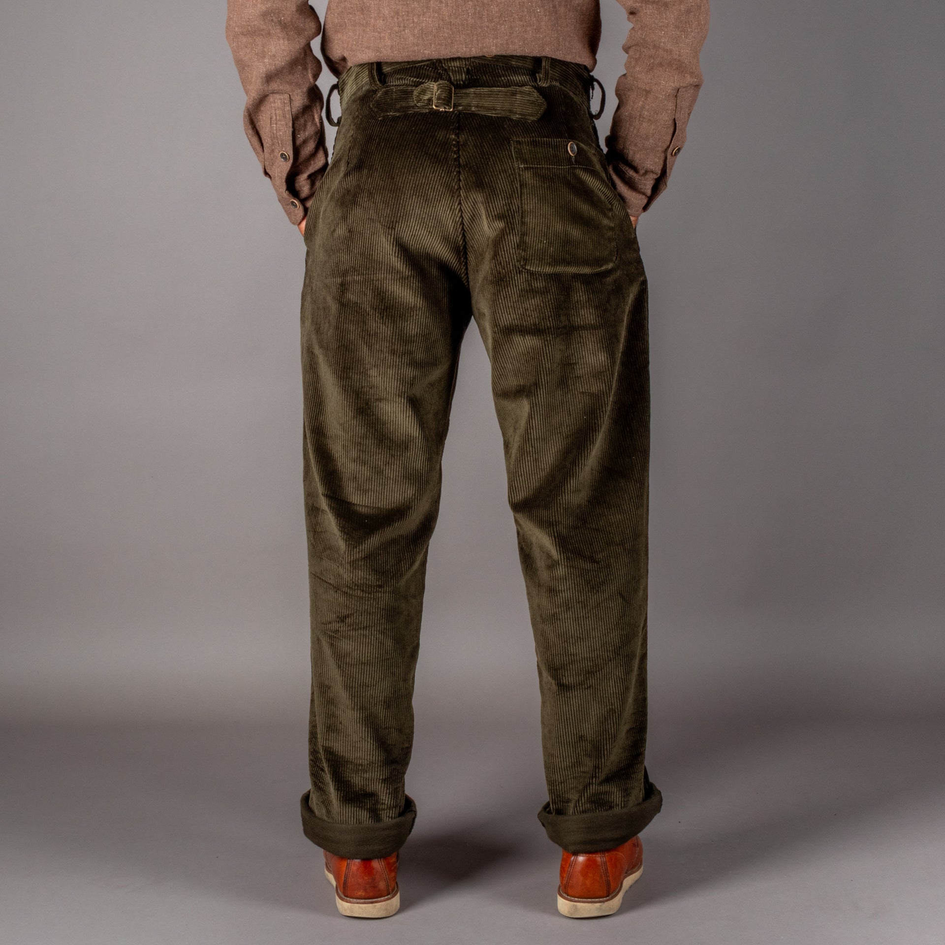 A Piece of Chic "LE MANARD" work trousers corduroy dark greenPantsBritish Parts Lucerne
