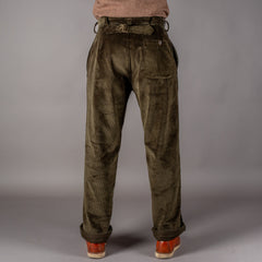 A Piece of Chic "LE MANARD" work trousers corduroy dark greenPantsBritish Parts Lucerne