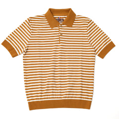 A Piece of Chic "Marius" Polo Shirt occre whitePolo ShirtBritish Parts Lucerne