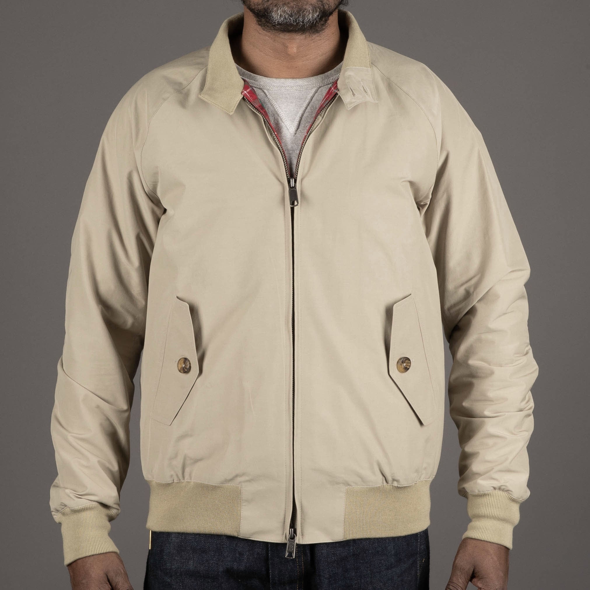BaracutaG9 Harrington Jacket NaturalJacketsBritish Parts Lucerne