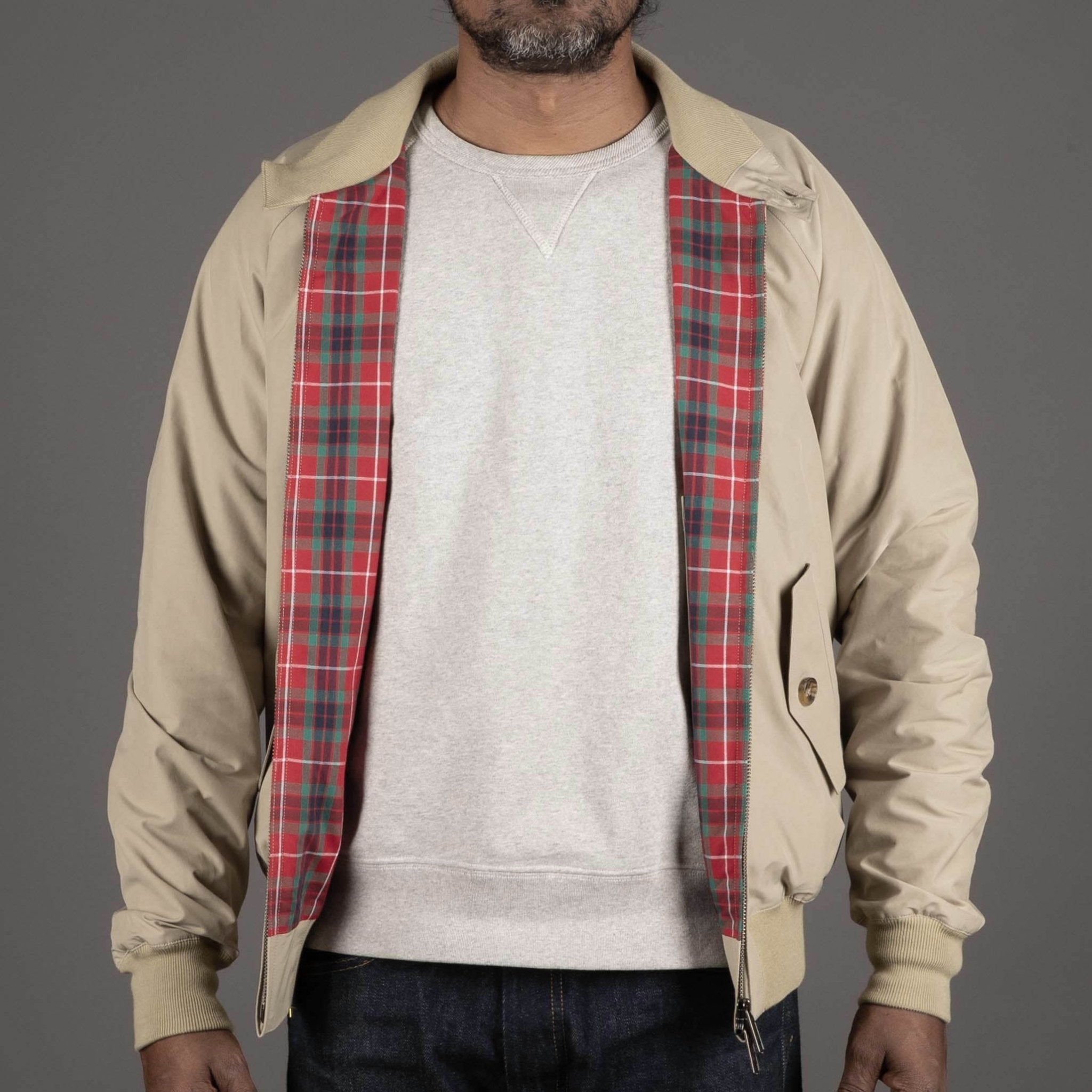 BaracutaG9 Harrington Jacket NaturalJacketsBritish Parts Lucerne