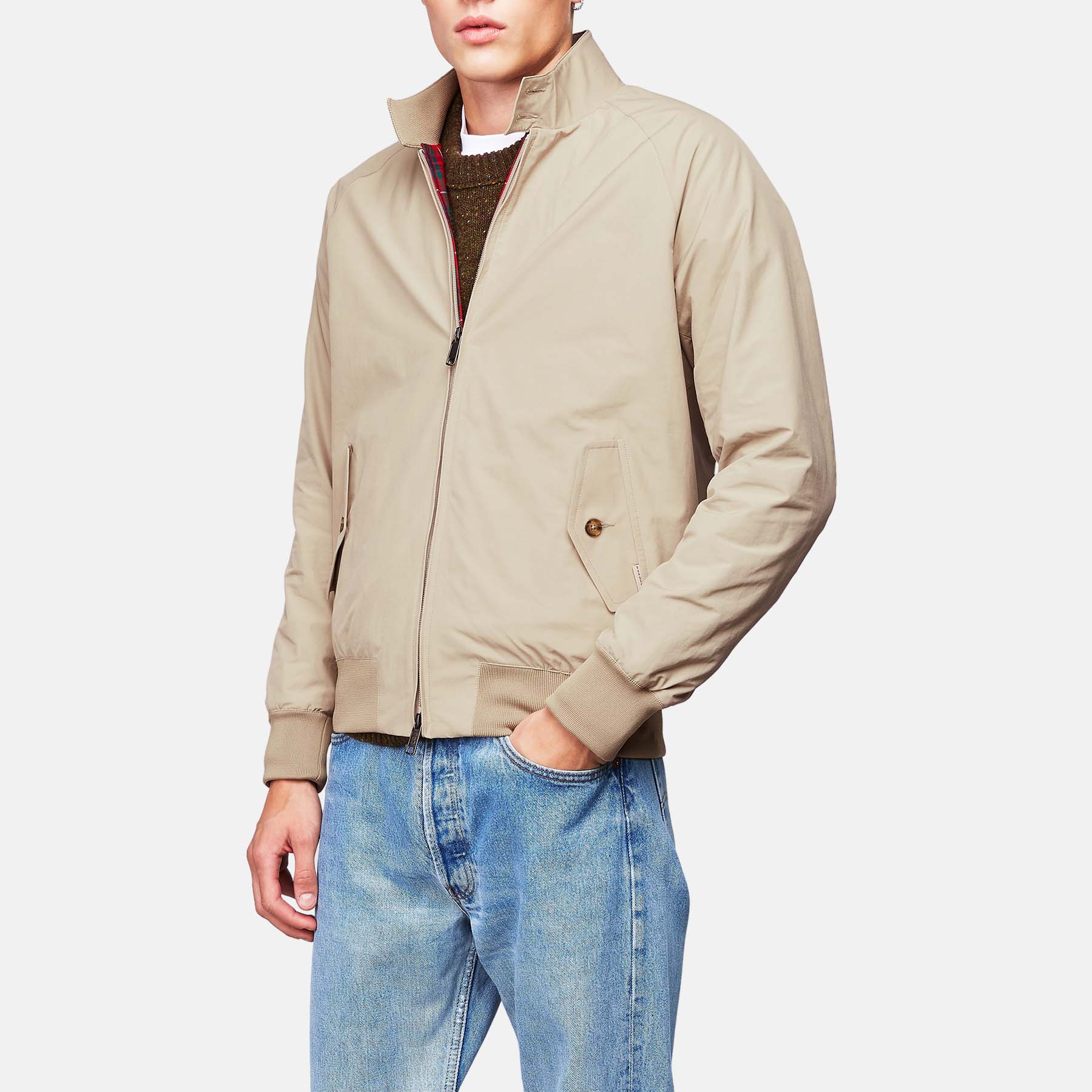 BaracutaG9 Harrington Jacket NaturalJacketsBritish Parts Lucerne