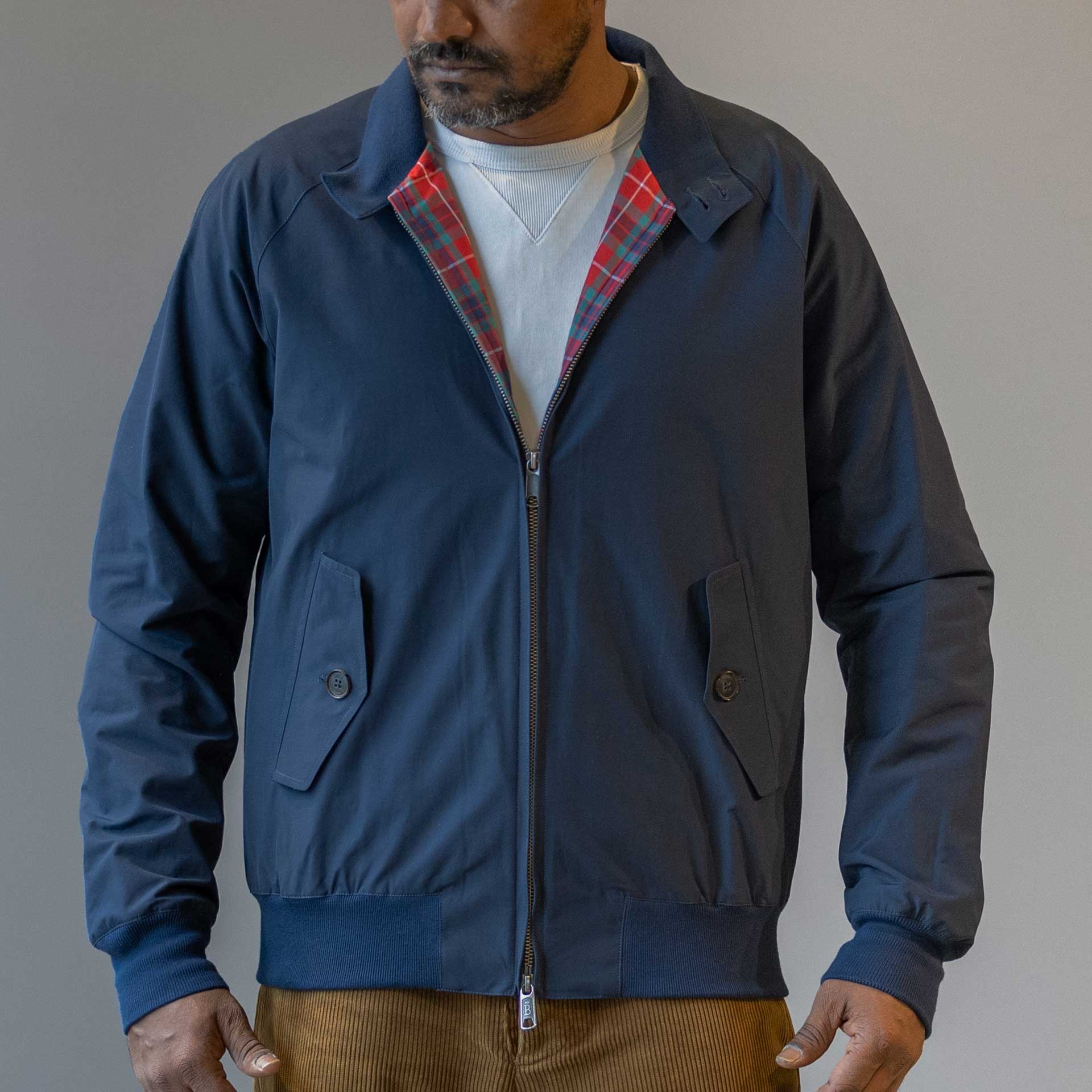 BaracutaG9 Harrington jacket navyJacketsBritish Parts Lucerne