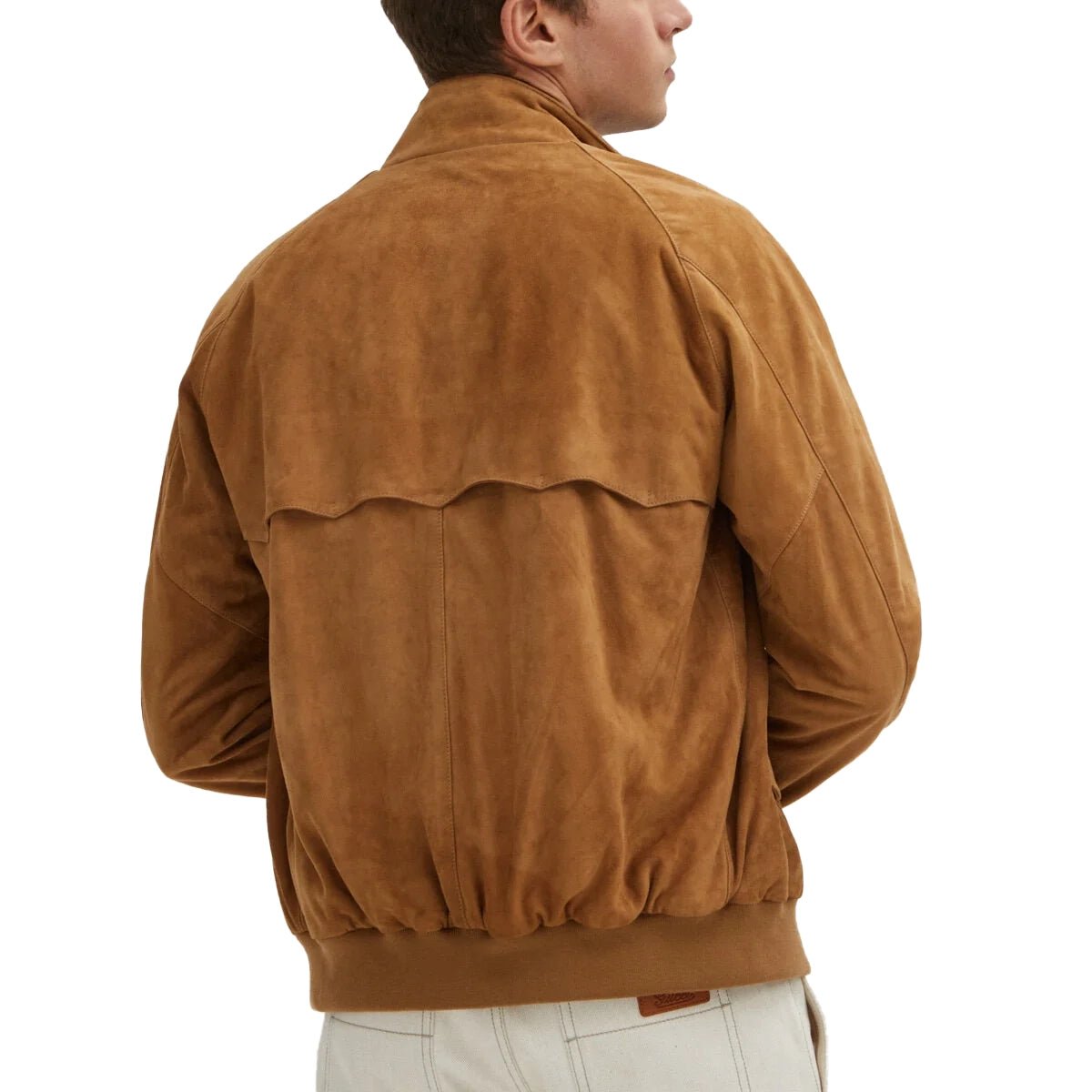 BaracutaG9 Harrington Jacket Suede TobaccoJacketsBritish Parts Lucerne