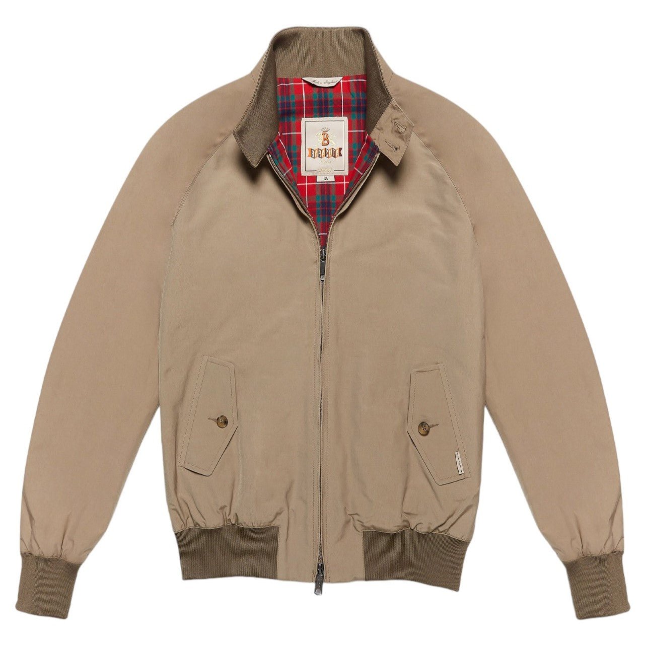 BaracutaG9 Harrington Jacket TanJacketsBritish Parts Lucerne