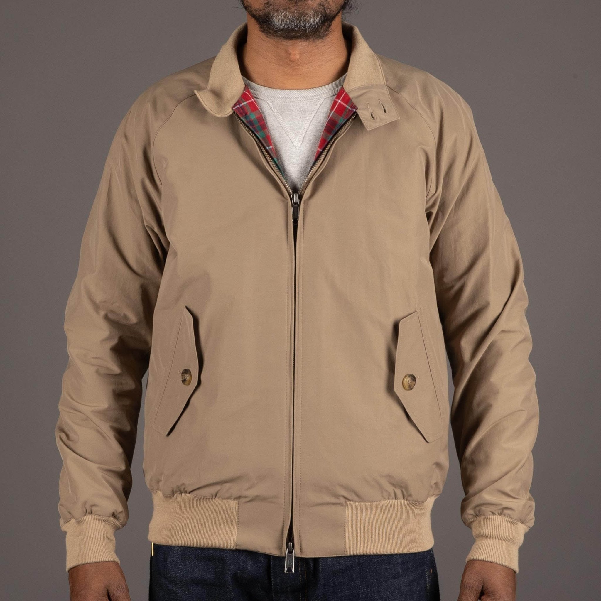 BaracutaG9 Harrington Jacket TanJacketsBritish Parts Lucerne