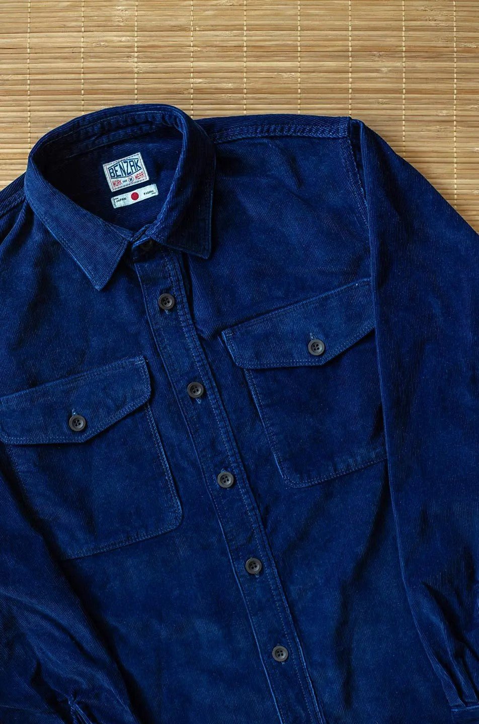 BenzakScout Overshirt Indigo CorduroyShirtBritish Parts Lucerne