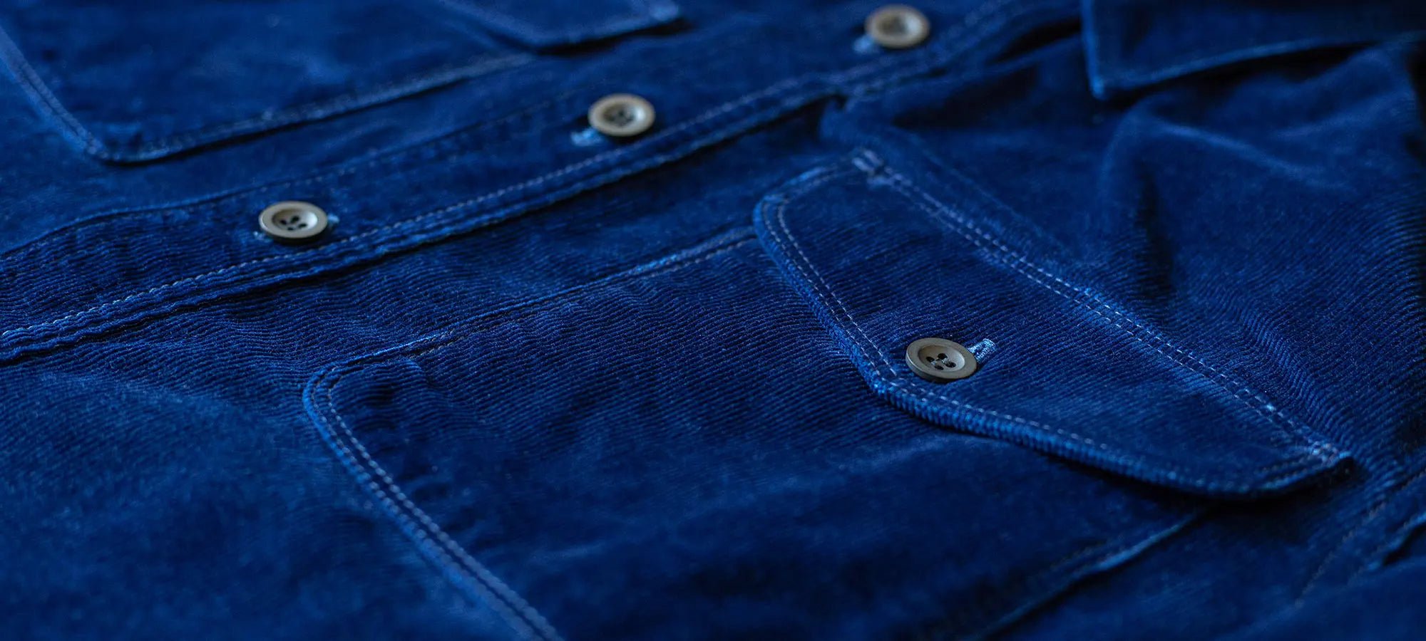 BenzakScout Overshirt Indigo CorduroyShirtBritish Parts Lucerne