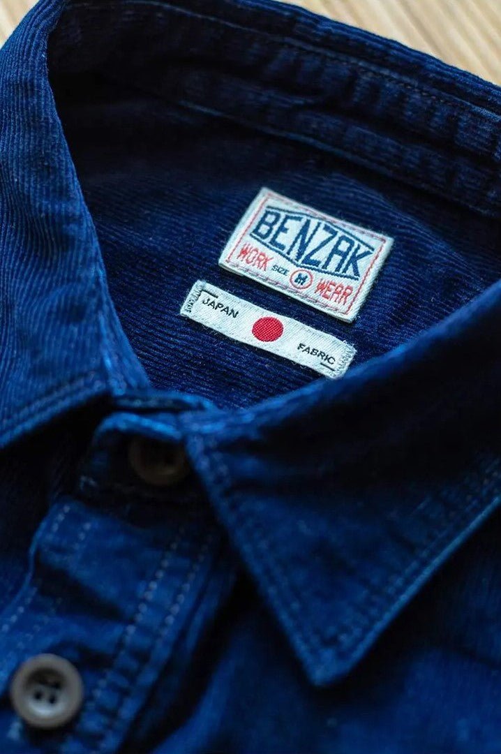 BenzakScout Overshirt Indigo CorduroyShirtBritish Parts Lucerne