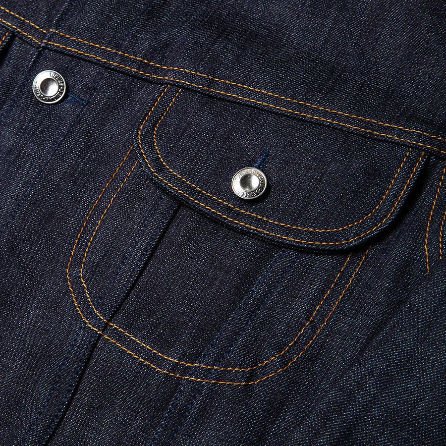 BenzakTrucker Jacket BDJ - 05 Vintage Indigo SelvedgeShirtBritish Parts Lucerne