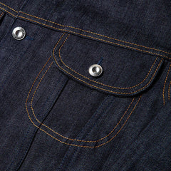 BenzakTrucker Jacket BDJ - 05 Vintage Indigo SelvedgeShirtBritish Parts Lucerne