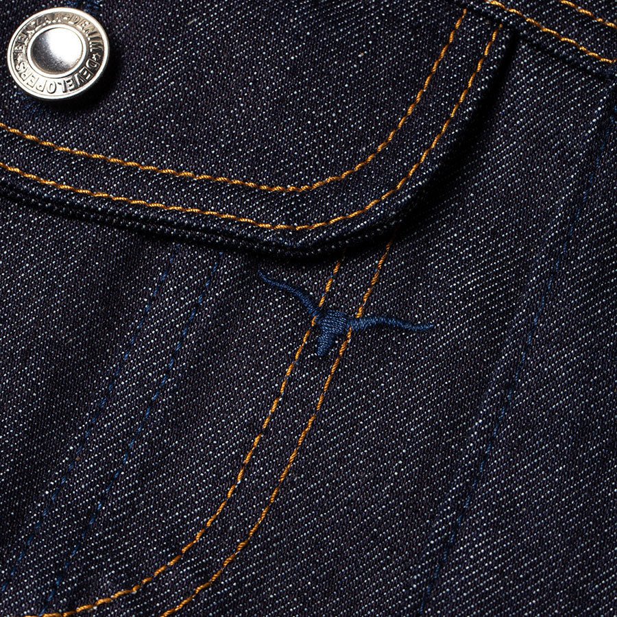 BenzakTrucker Jacket BDJ - 05 Vintage Indigo SelvedgeShirtBritish Parts Lucerne