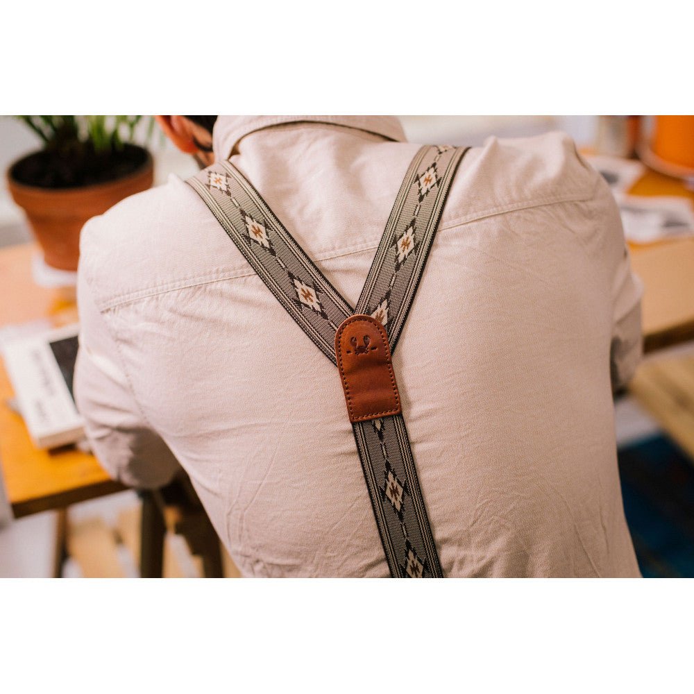 BertellesBertelles Braces Aztec Pattern CognacBracesBritish Parts Lucerne