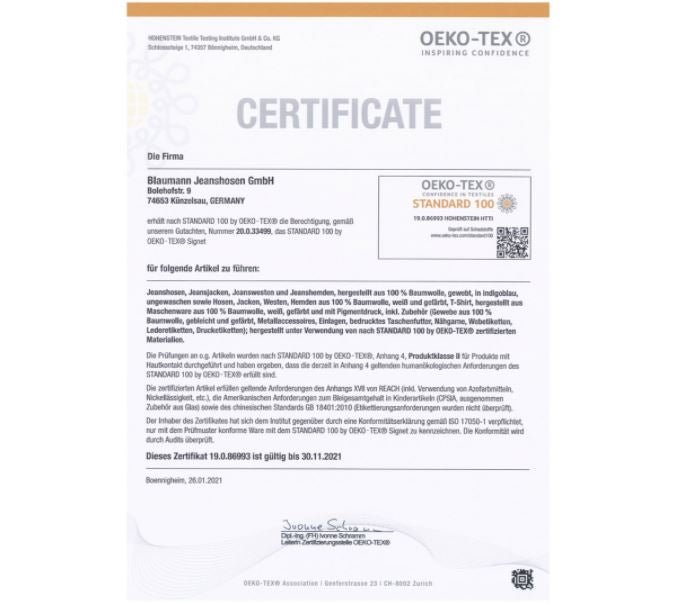 Blaumann Jeans TrousersBio Narrow Blaumann Jeans Trousers 15 oz (Organic Cotton)TrousersBritish Parts Lucerne