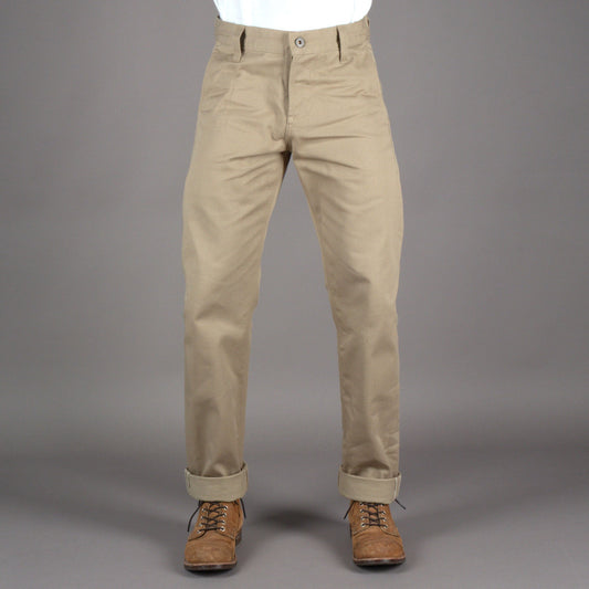 Blue man jeansChino pants Beige SelvagePantsBritish Parts Lucerne