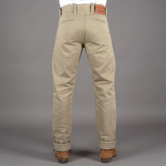 Blue man jeansChino pants Beige SelvagePantsBritish Parts Lucerne