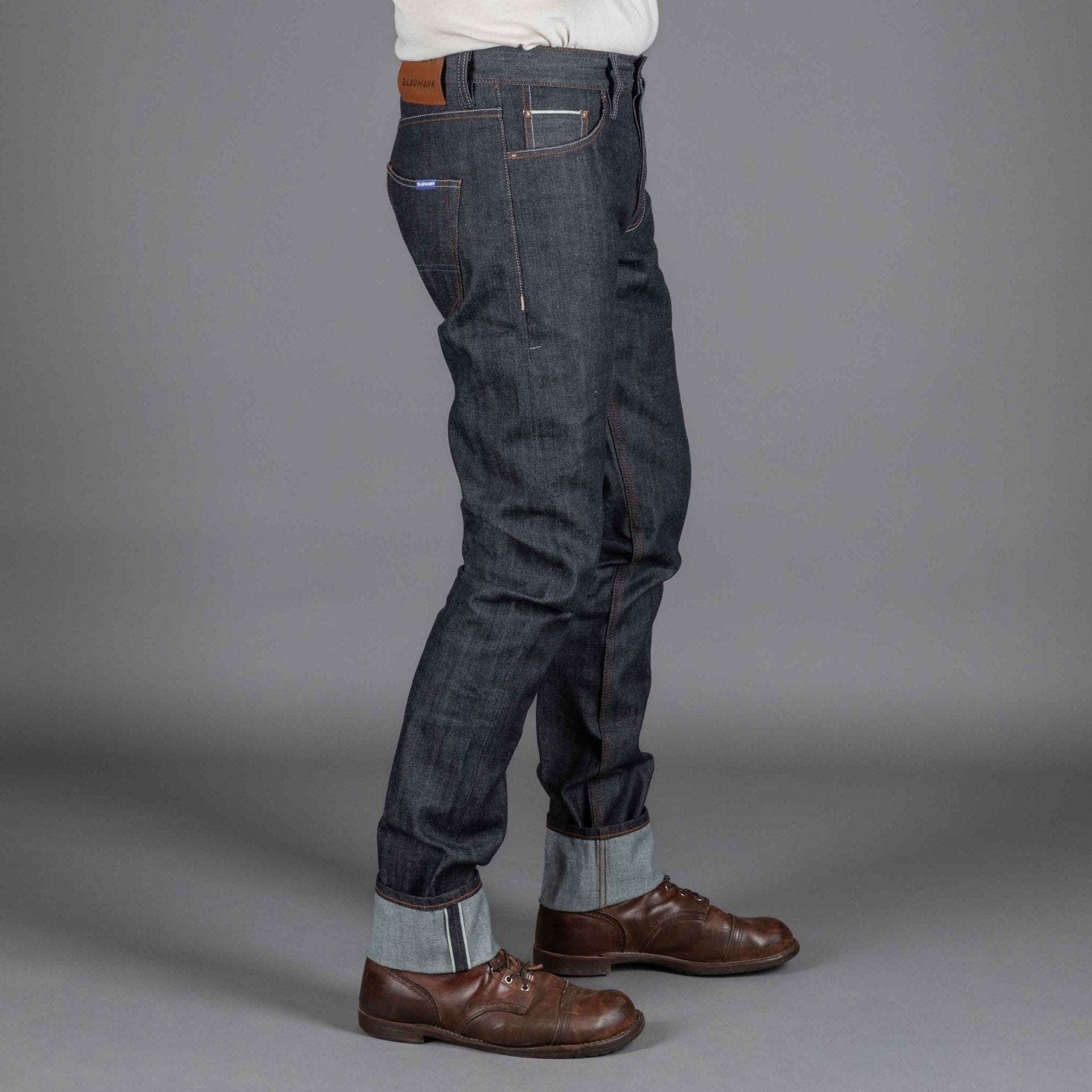 Blaumann jeansExtra slim fit blaumann jeans - white selvage 12.5 ozPantsBritish Parts Lucerne