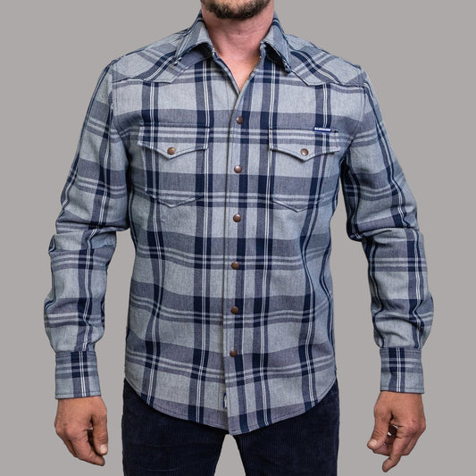 Blaumann JeanspantsStraight shirt Indigo plaidShirtBritish Parts Lucerne