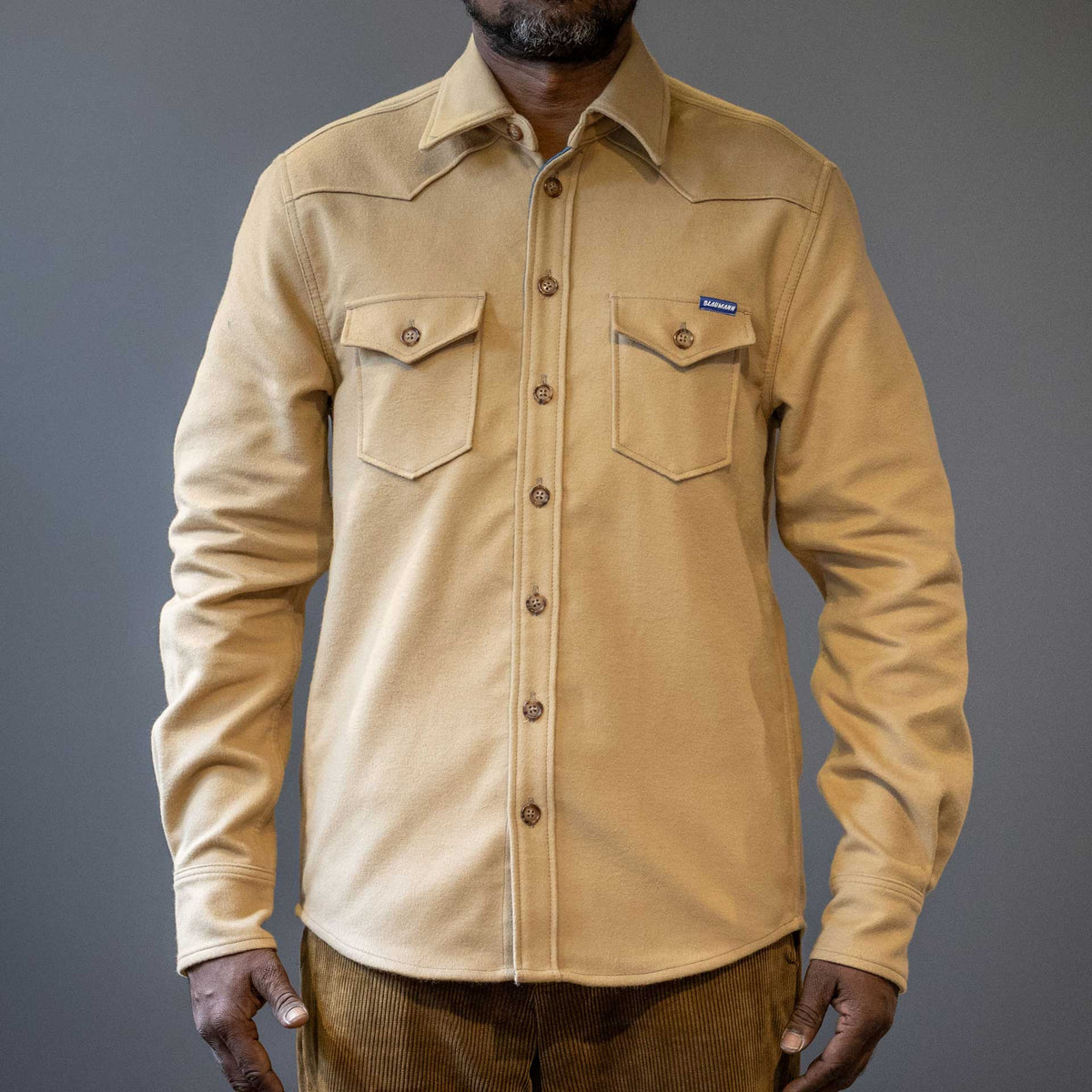 Blaumann JeanspantsStraight shirt Moleskin BeigeShirtBritish Parts Lucerne