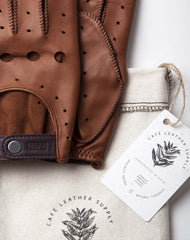Cafe LeatherTriton car gloves in brownCar glovesBritish Parts Lucerne